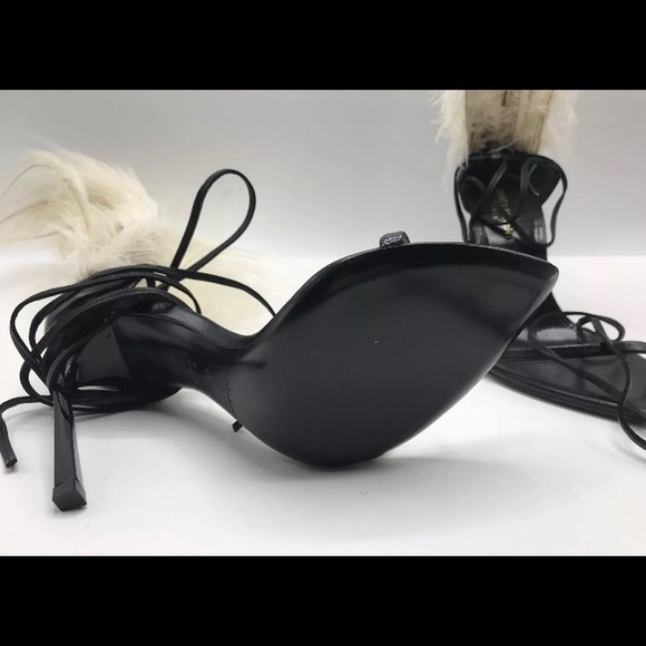 SAINT LAURENT Talitha Leather Sandals - Picture 5 of 6